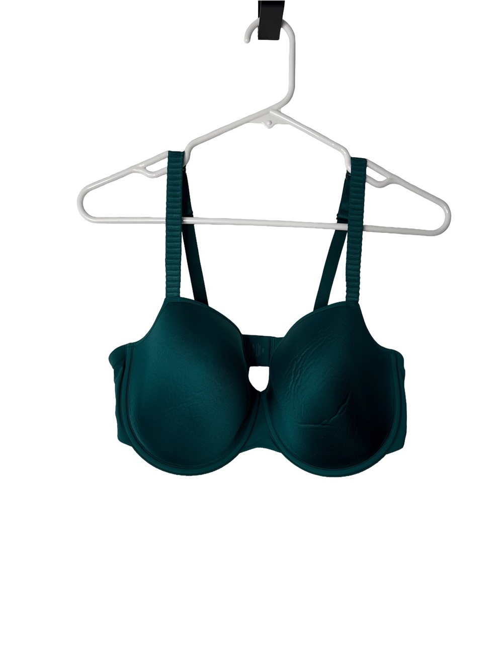 THIRD LOVE Perfect Coverage Bra Size 38E Comfort Straps Underwire Teal Green